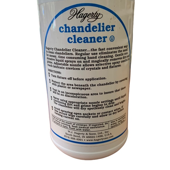 Hagerty Chandelier & Glass Cleaner Size: 32 oz. Features & Accents: Spray bottle - Picture 3 of 4